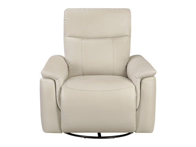 Hadley Taupe Swivel Glider Reclining Chair - Ornate Home