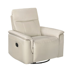 Hadley Taupe Swivel Glider Reclining Chair - Ornate Home