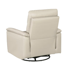 Hadley Taupe Swivel Glider Reclining Chair - Ornate Home