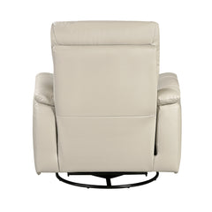 Hadley Taupe Swivel Glider Reclining Chair - Ornate Home