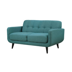 Hadley Teal/Dark Espresso Sofa & Loveseat Set - Ornate Home