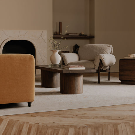 Hadley Warm Brown Coffee Table - Ornate Home