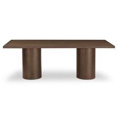 Hadley Warm Brown Large Dining Table - Ornate Home