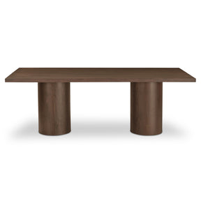 Hadley Warm Brown Large Dining Table - Ornate Home