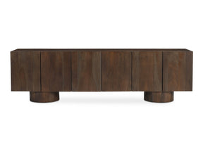 Hadley Warm Brown Media Unit - Ornate Home