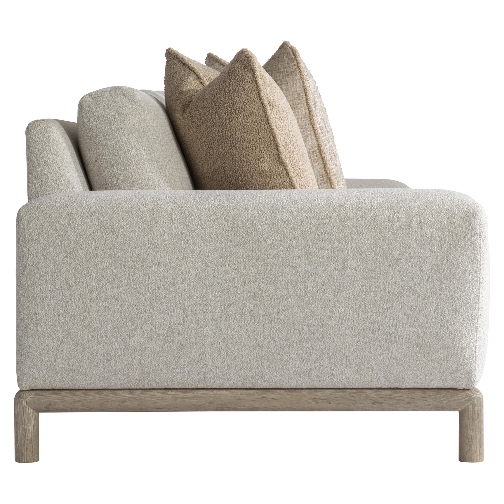 Hadley White/Cream Fabric Sofa - Ornate Home