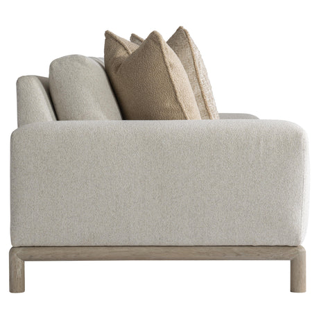 Hadley White/Cream Fabric Sofa - Ornate Home
