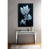Hadrias Smoky Glass & Faux Crystal Wall Art (LED) - Ornate Home