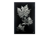Hadrias Smoky Glass & Faux Crystal Wall Art (LED) - Ornate Home