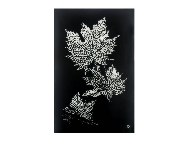 Hadrias Smoky Glass & Faux Crystal Wall Art (LED) - Ornate Home