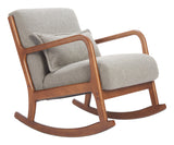 Hady Gray Rocking Chair - Ornate Home