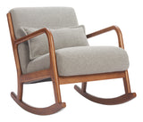 Hady Gray Rocking Chair - Ornate Home