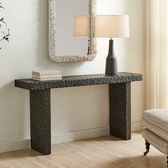 Hagan Slate Indoor-Outdoor Console Table - Ornate Home