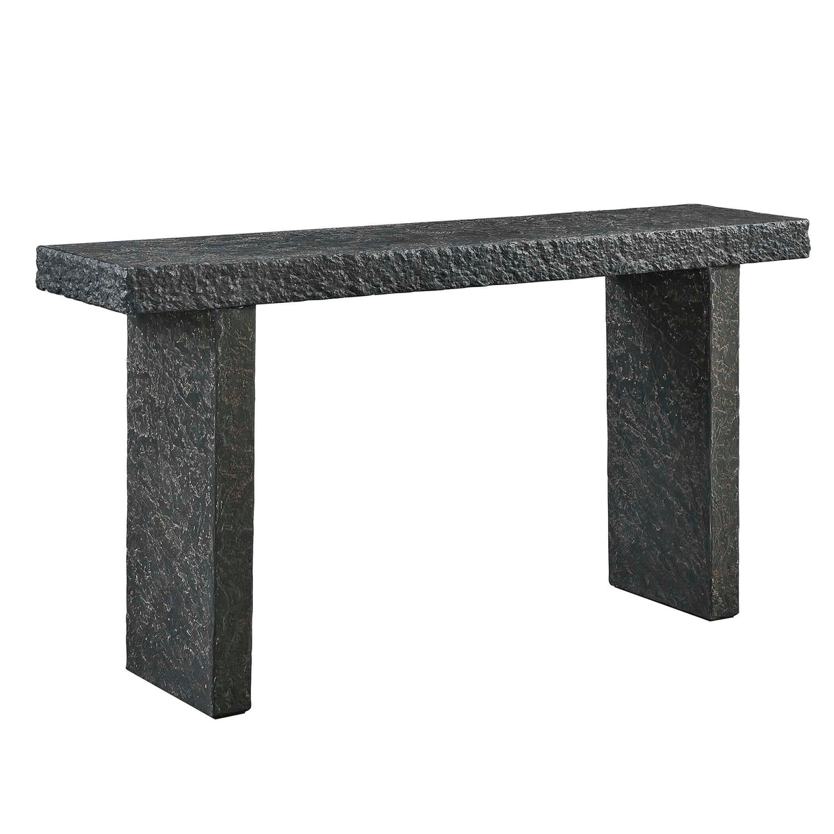 Hagan Slate Indoor-Outdoor Console Table - Ornate Home