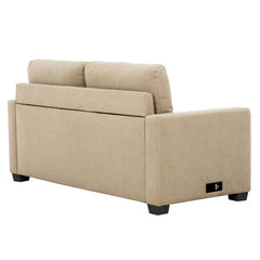 Hagar Beige Full Sofa Bed - Ornate Home