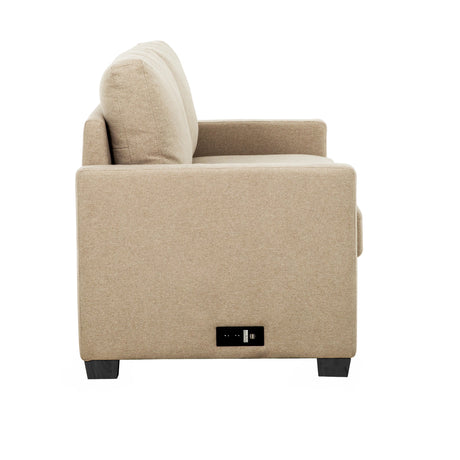 Hagar Beige Full Sofa Bed - Ornate Home