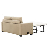 Hagar Beige Full Sofa Bed - Ornate Home