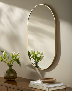 Hagenburg Gold Iron Frame Mirror - Ornate Home