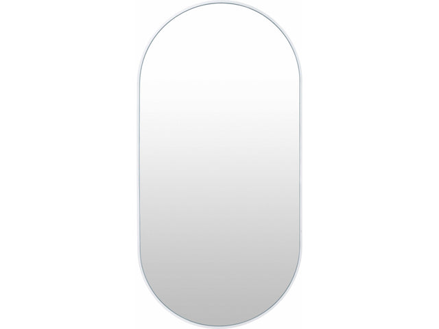 Hagenburg White Iron Frame Mirror - Ornate Home