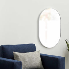 Hagenburg White Iron Frame Mirror - Ornate Home