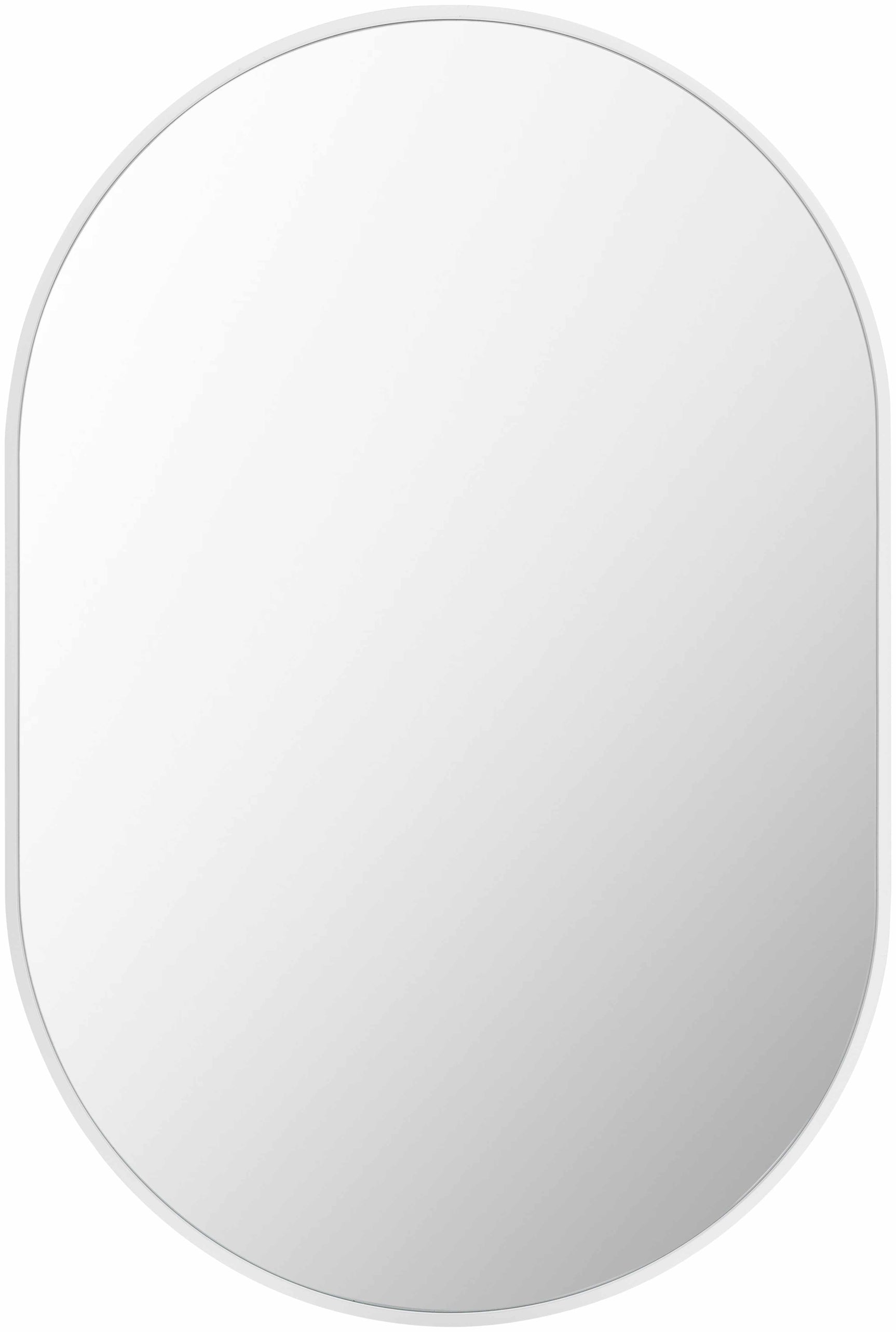 Hagenburg White Iron Frame Mirror - Ornate Home