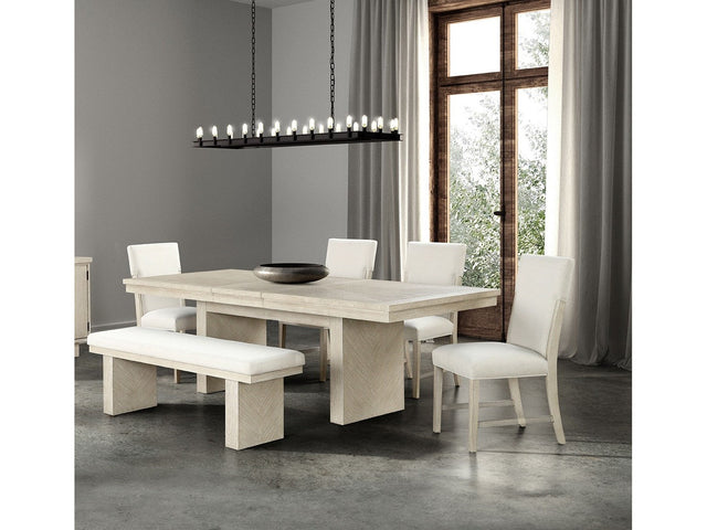 Hagerman Natural 6 Pc. Dining Room Set - Ornate Home