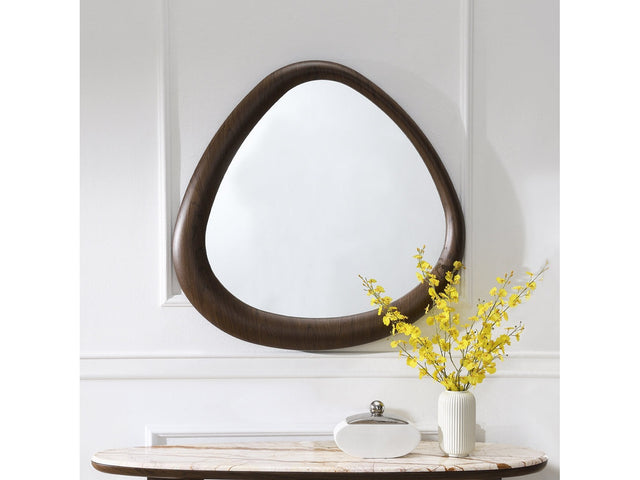 Haidar Brown Accent Mirror - Ornate Home