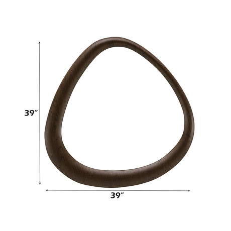 Haidar Brown Accent Mirror - Ornate Home