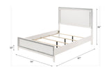 Haiden Eastern King Panel Bed w/LED Light - Ornate Home