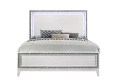 Haiden Eastern King Panel Bed w/LED Light - Ornate Home