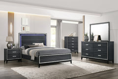 Haiden Weathered Black Mirror - Ornate Home