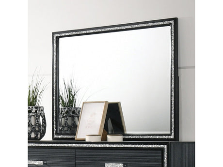 Haiden Weathered Black Mirror - Ornate Home