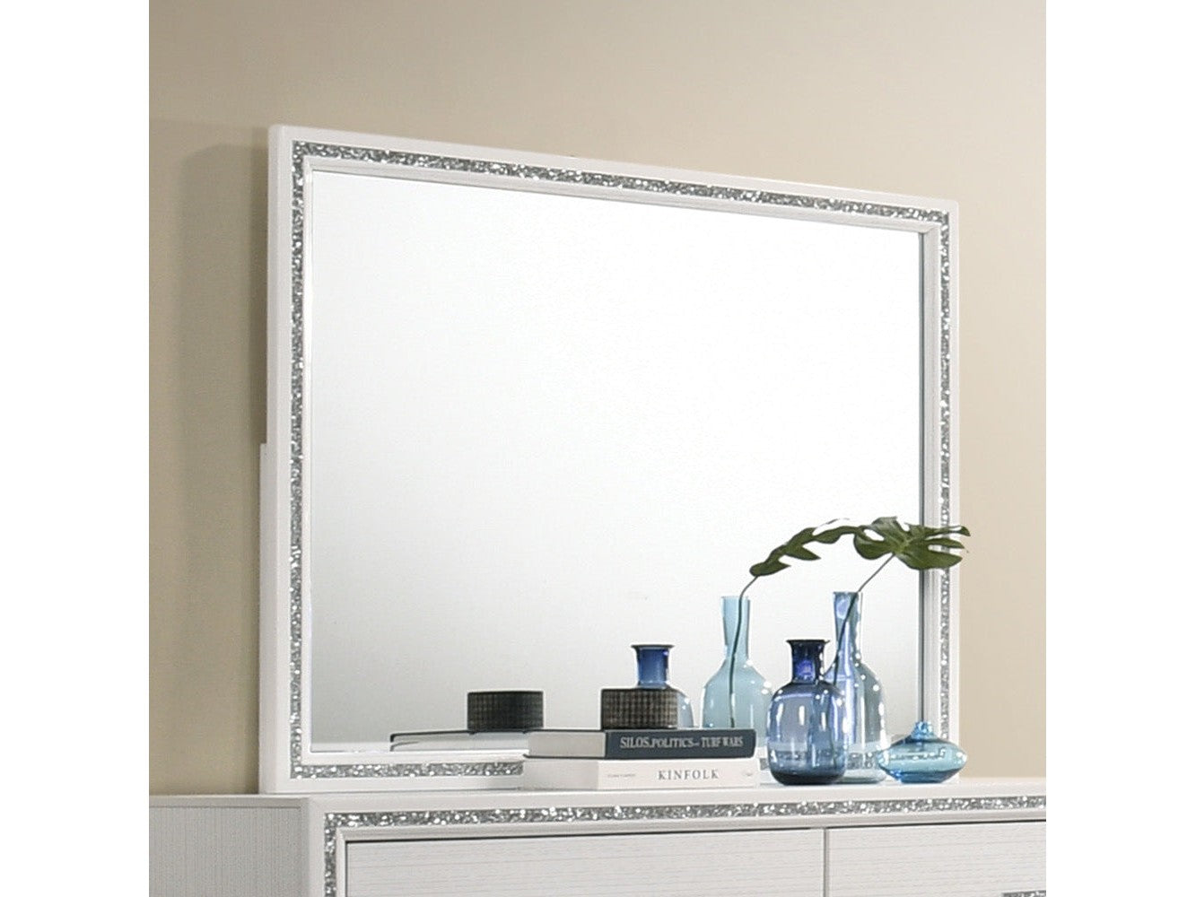 Haiden White Mirror - Ornate Home