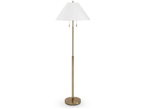 Haigwood Gold Metal Floor Lamp (1/CN) - Ornate Home