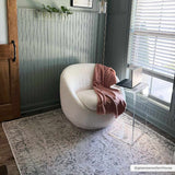 Haile Green & Pink Washable Area Rug - Clearance - Ornate Home