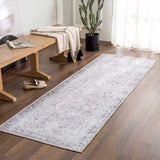 Haile Green & Pink Washable Area Rug - Clearance - Ornate Home