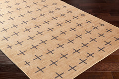 Haimi Black Washable Jutely Rug - Clearance - Ornate Home