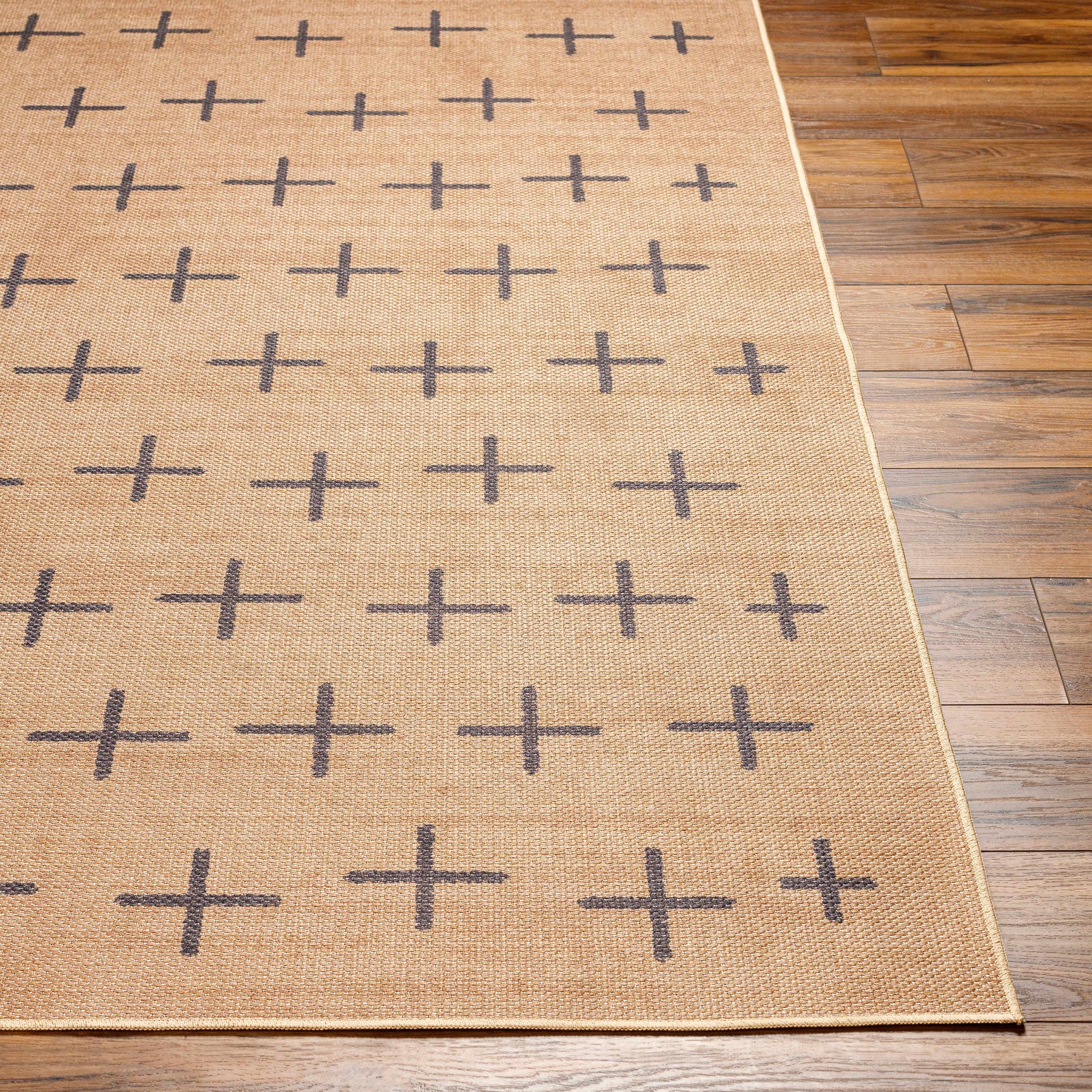Haimi Black Washable Jutely Rug - Clearance - Ornate Home