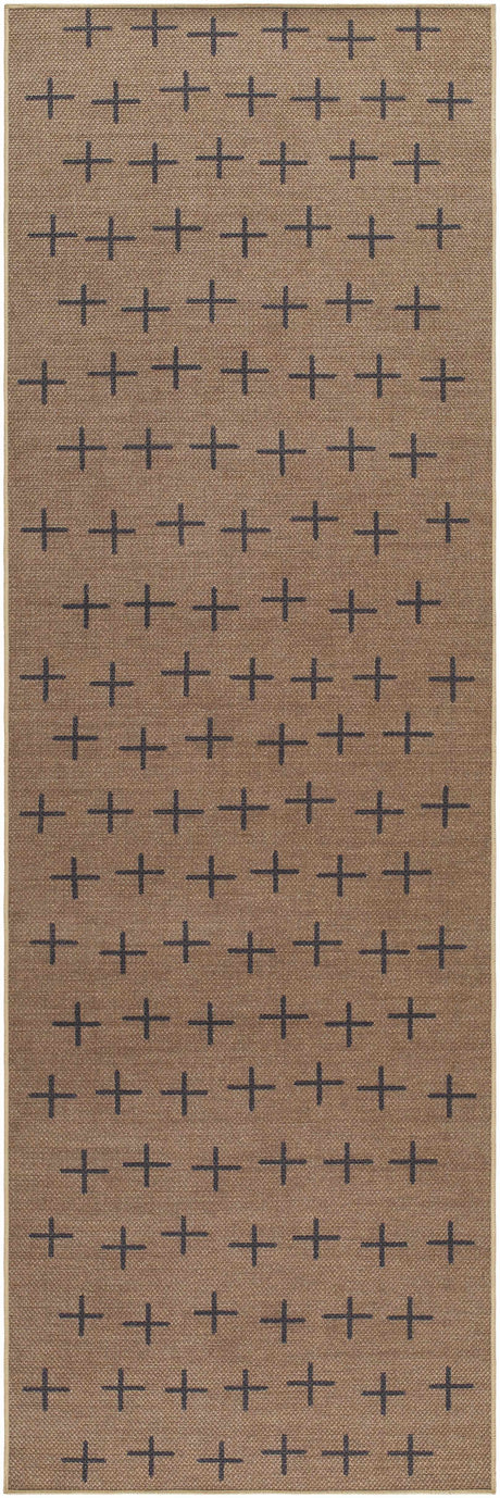 Haimi Black Washable Jutely Rug - Ornate Home