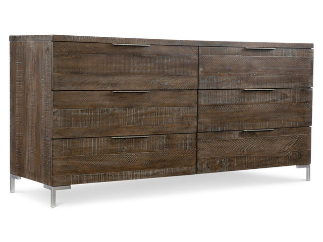 Haines Grey Mist/Sable Brown Dresser - Ornate Home