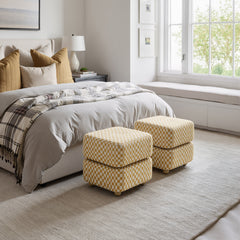 Haki Multicolor Ottoman - Ornate Home