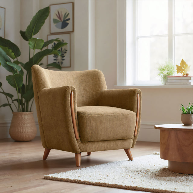 Hako Olive Green Accent Chair - Ornate Home