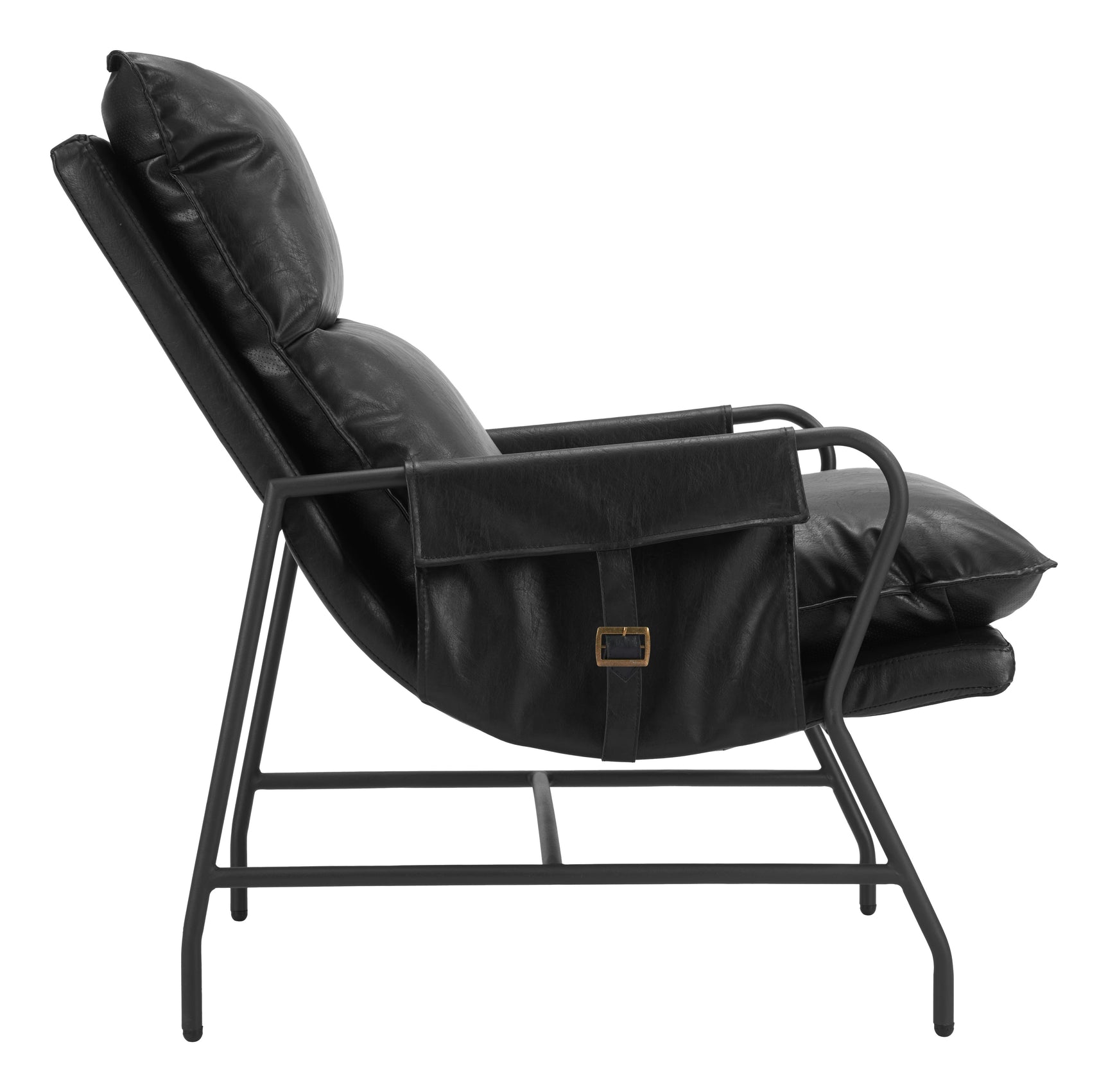 Halaus Black Accent Chair - Ornate Home