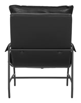 Halaus Black Accent Chair - Ornate Home