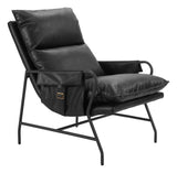 Halaus Black Accent Chair - Ornate Home