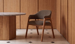 Halden Cool Brown Dining Chair - Ornate Home