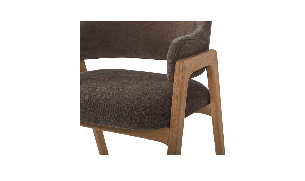 Halden Cool Brown Dining Chair - Ornate Home