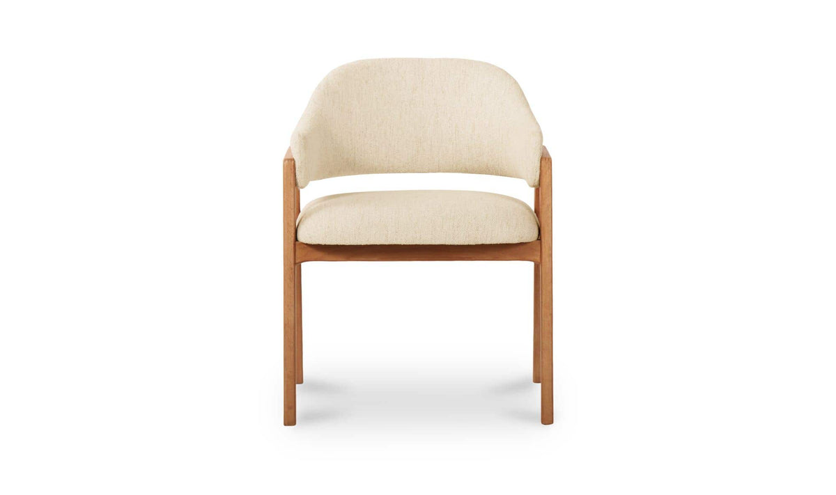 Halden Flecked Beige Dining Chair - Ornate Home