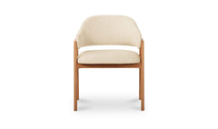 Halden Flecked Beige Dining Chair - Ornate Home