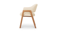 Halden Flecked Beige Dining Chair - Ornate Home